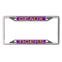  Lsu | Lsu Glitter Geaux Tigers License Plate Frame | Alumni Hall