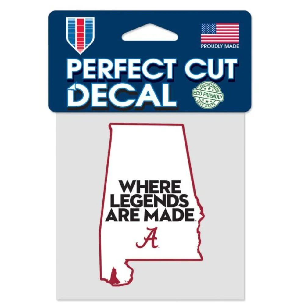  Bama | Alabama 4  X 4  Slogan Decal | Alumni Hall