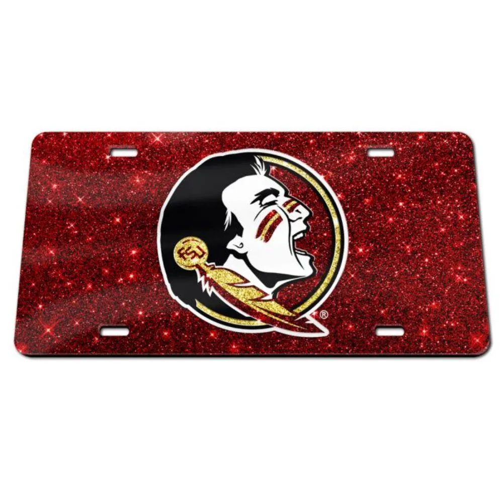  Fsu | Florida State Glitter License Plate | Alumni Hall