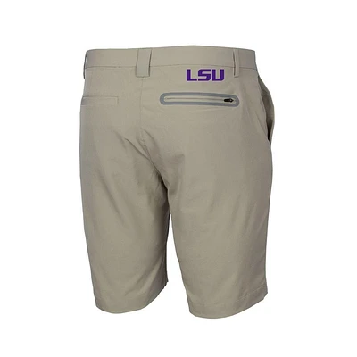 LSU Cutter & Buck Bainbridge Sport Tech Shorts