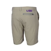 LSU Cutter & Buck Bainbridge Sport Tech Shorts