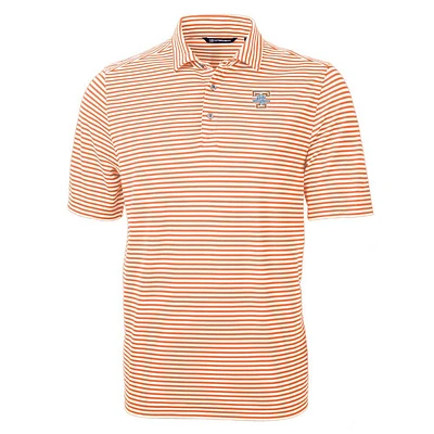 Tennessee Cutter & Buck Lady Vols Ecopique Stripe Polo