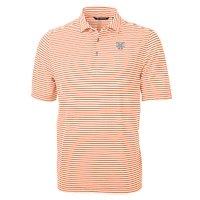 Tennessee Cutter & Buck Lady Vols Ecopique Stripe Polo