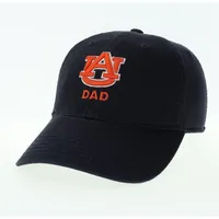  Aub | Auburn Legacy Logo Over Dad Adjustable Hat | Alumni Hall