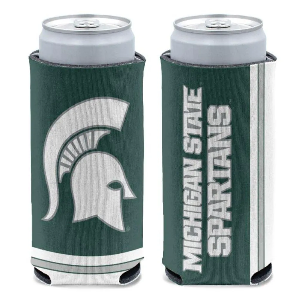  Spartans | Michigan State 12 Oz Slim Can Cooler | Alumni Hall