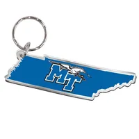 MTSU Freeform Keychain