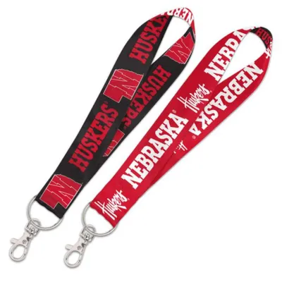  Huskers | Nebraska Double Sided Key Strap | Alumni Hall