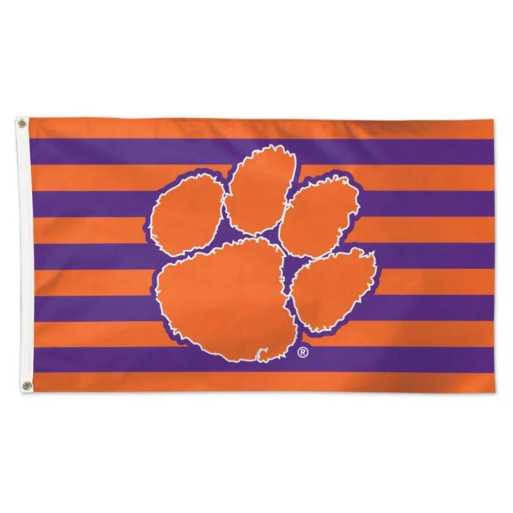 Clemson White Paw Flag