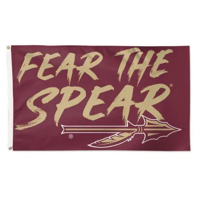  Fsu | Florida State 3 ' X 5 ' Fear The Spear House Flag | Alumni Hall