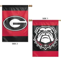  Dawgs | Georgia 28  X 40  Vertical House Flag | Alumni Hall