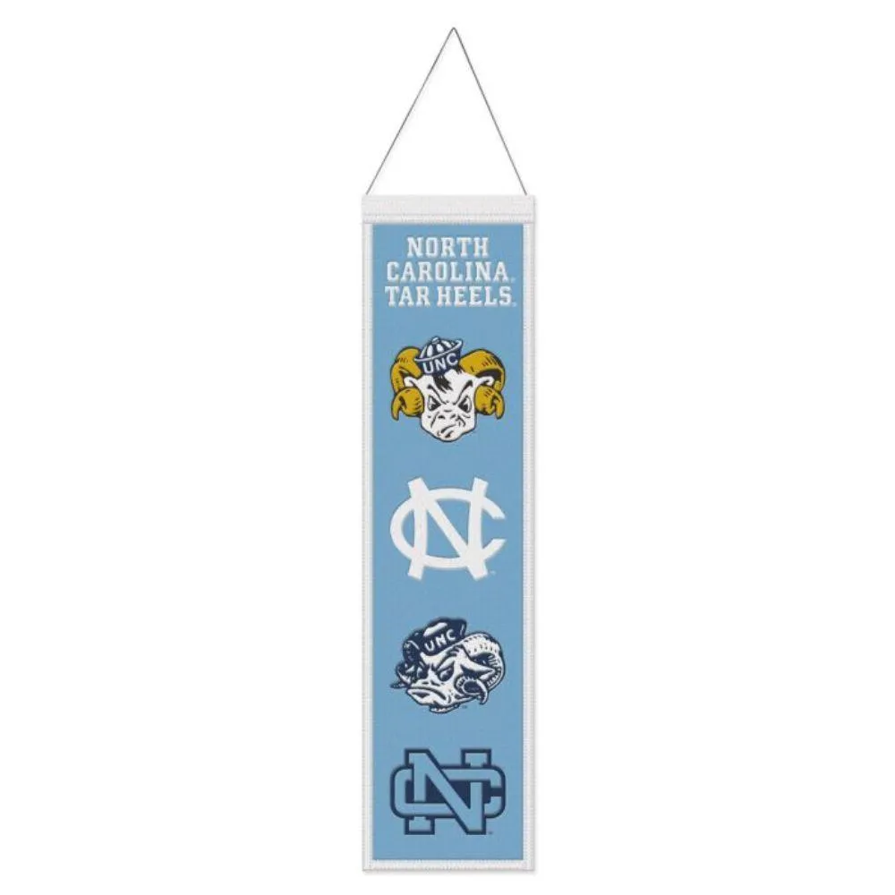  Unc | Carolina Vault 8  X 32  Wool Banner | Alumni Hall