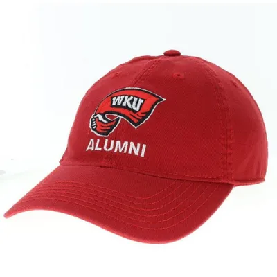  Wku | Western Kentucky Legacy Logo Over Alumni Adjustable Hat | Alumni Hall