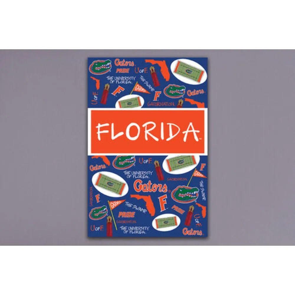  Gators | Florida Magnolia Lane 12  X 18  All Over Icon Garden Flag | Alumni Hall