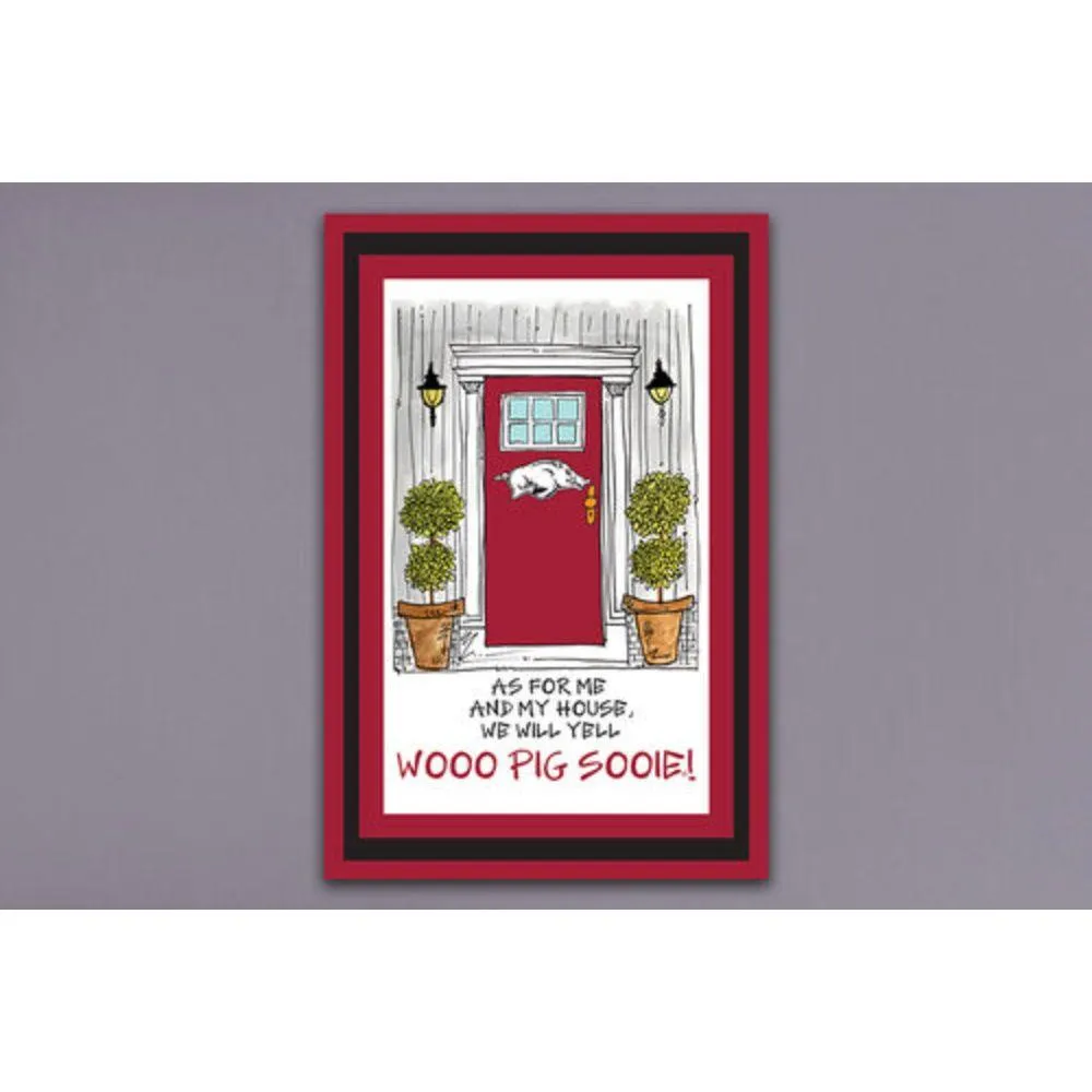  Razorbacks | Arkansas Magnolia Lane 12  X 18  Front Door Garden Flag | Alumni Hall