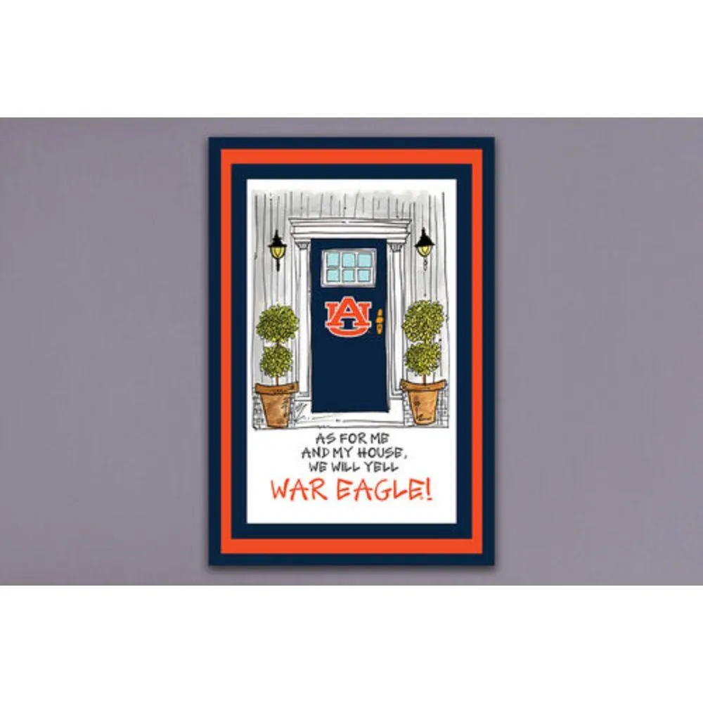  Aub | Auburn Magnolia Lane 12  X 18  Front Door Garden Flag | Alumni Hall