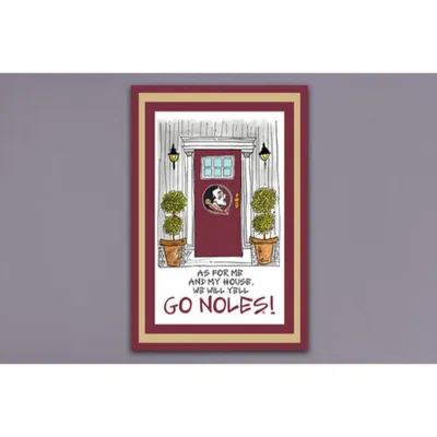  Fsu | Florida State Magnolia Lane 12  X 18  Front Door Garden Flag | Alumni Hall