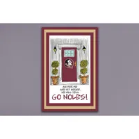  Fsu | Florida State Magnolia Lane 12  X 18  Front Door Garden Flag | Alumni Hall