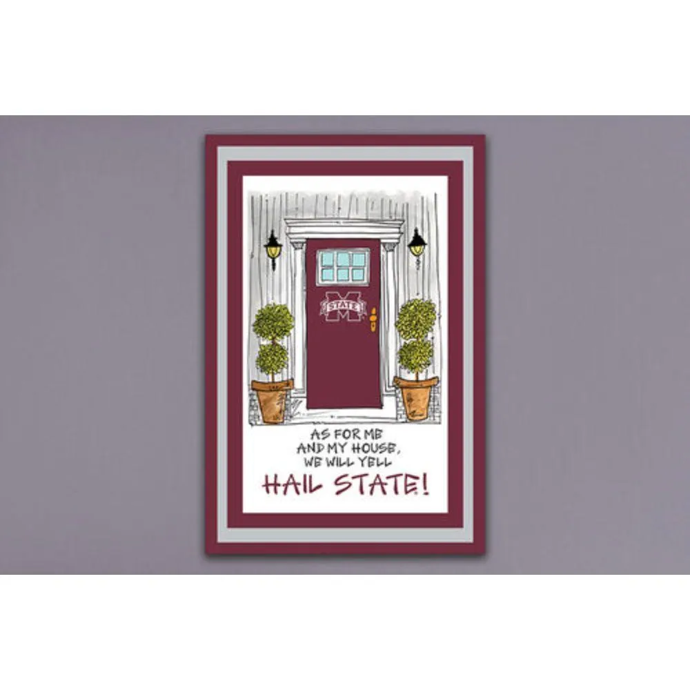  Bulldogs | Mississippi State Magnolia Lane 12  X 18  Front Door Garden Flag | Alumni Hall