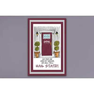  Bulldogs | Mississippi State Magnolia Lane 12  X 18  Front Door Garden Flag | Alumni Hall