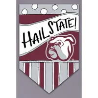  Bulldogs | Mississippi State Magnolia Lane 12  X 18  Hail State Garden Flag | Alumni Hall