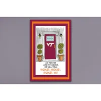  Hokies | Virginia Tech Magnolia Lane 12  X 18  Front Door Garden Flag | Alumni Hall