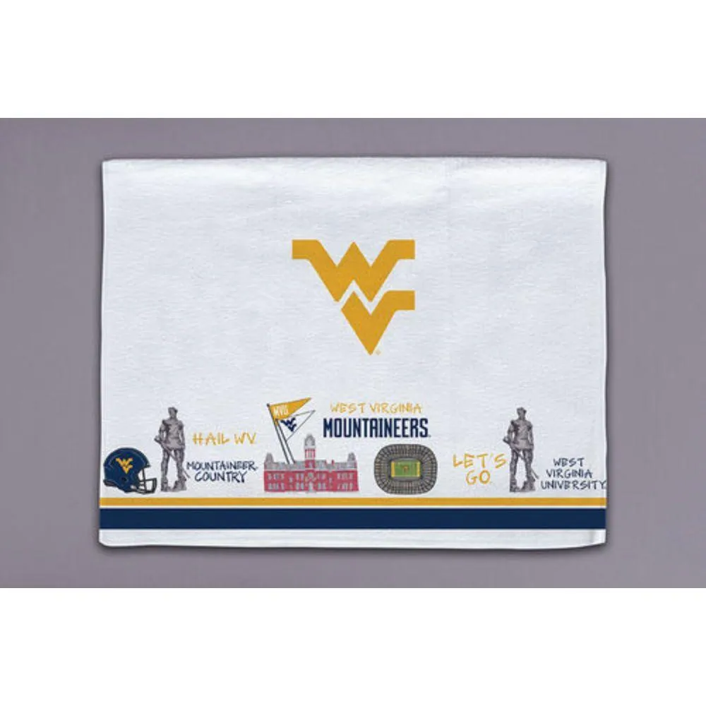  Wvu | West Virginia Magnolia Lane 16  X 26  Hand Towel | Alumni Hall