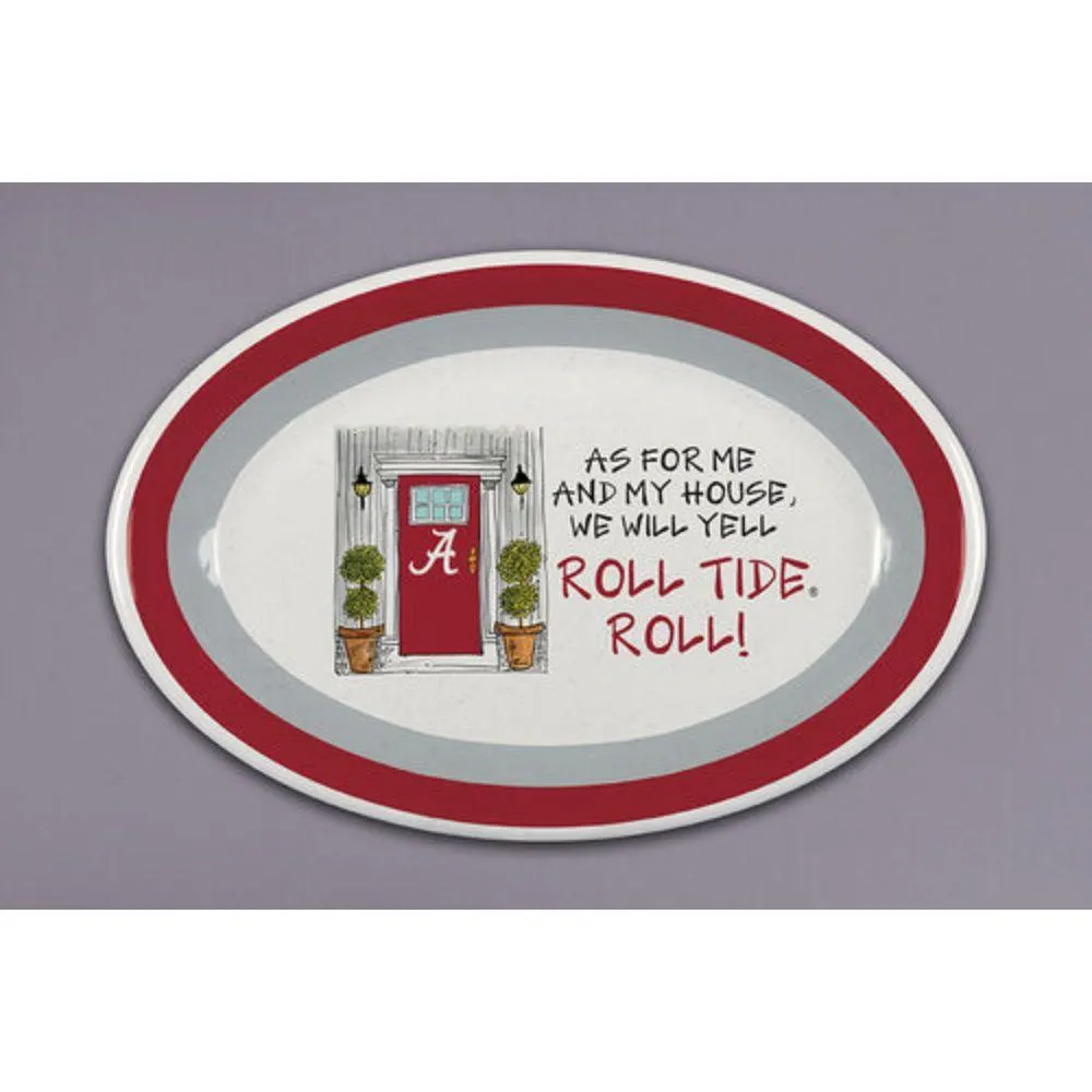  Bama | Alabama Magnolia Lane Oval Melamine Platter | Alumni Hall