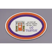  Clemson | Clemson Magnolia Lane Oval Melamine Platter | Alumni Hall