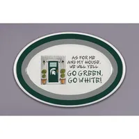  Spartans | Michigan State Magnolia Lane Oval Melamine Platter | Alumni Hall