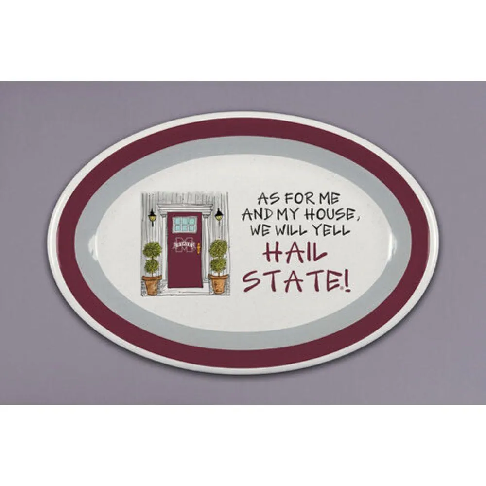  Bulldogs | Mississippi State Magnolia Lane Oval Melamine Platter | Alumni Hall