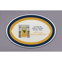  Wvu | West Virginia Magnolia Lane Oval Melamine Platter | Alumni Hall