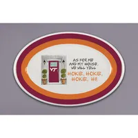 Virginia Tech Magnolia Lane Oval Melamine Platter