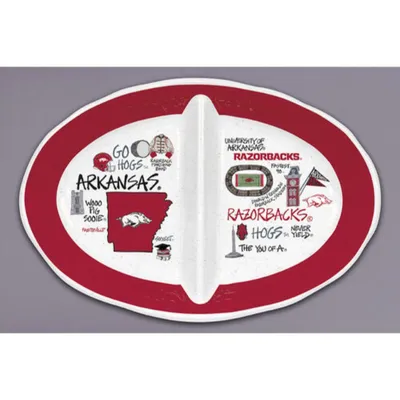  Razorbacks | Arkansas Magnolia Lane 2 Section Melamine Bowl | Alumni Hall