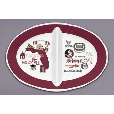  Fsu | Florida State Magnolia Lane 2 Section Melamine Bowl | Alumni Hall