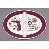  Fsu | Florida State Magnolia Lane 2 Section Melamine Bowl | Alumni Hall