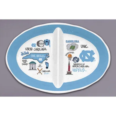  Unc | Carolina Magnolia Lane 2 Section Melamine Bowl | Alumni Hall