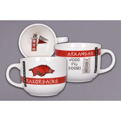  Razorbacks | Arkansas Magnolia Lane Ceramic Soup Mug | Alumni Hall