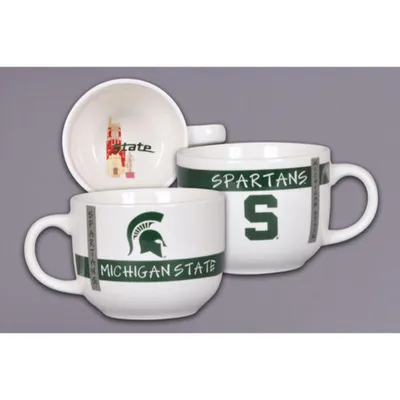  Spartans | Michigan State Magnolia Lane Ceramic Soup Mug | Alumni Hall
