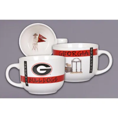  Dawgs | Georgia Magnolia Lane Ceramic Soup Mug | Alumni Hall