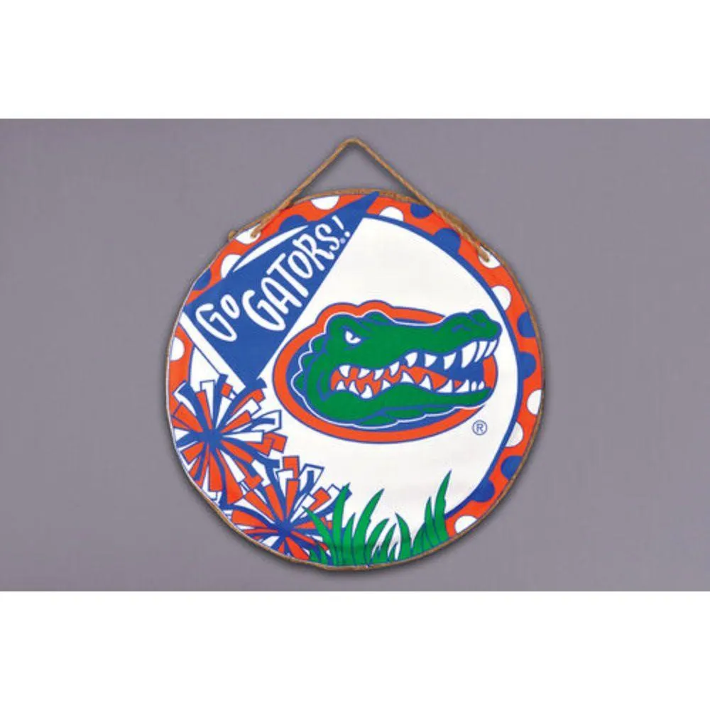  Gators | Florida Magnolia Lane Burlap Door Hanger | Alumni Hall