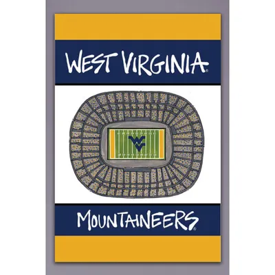  Wvu | West Virginia Magnolia Lane 12  X 18  Stadium Garden Flag | Alumni Hall