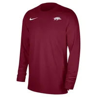 Razorbacks | Arkansas Nike Dri- Fit Uv Coaches Long Sleeve Top Alumni Hall