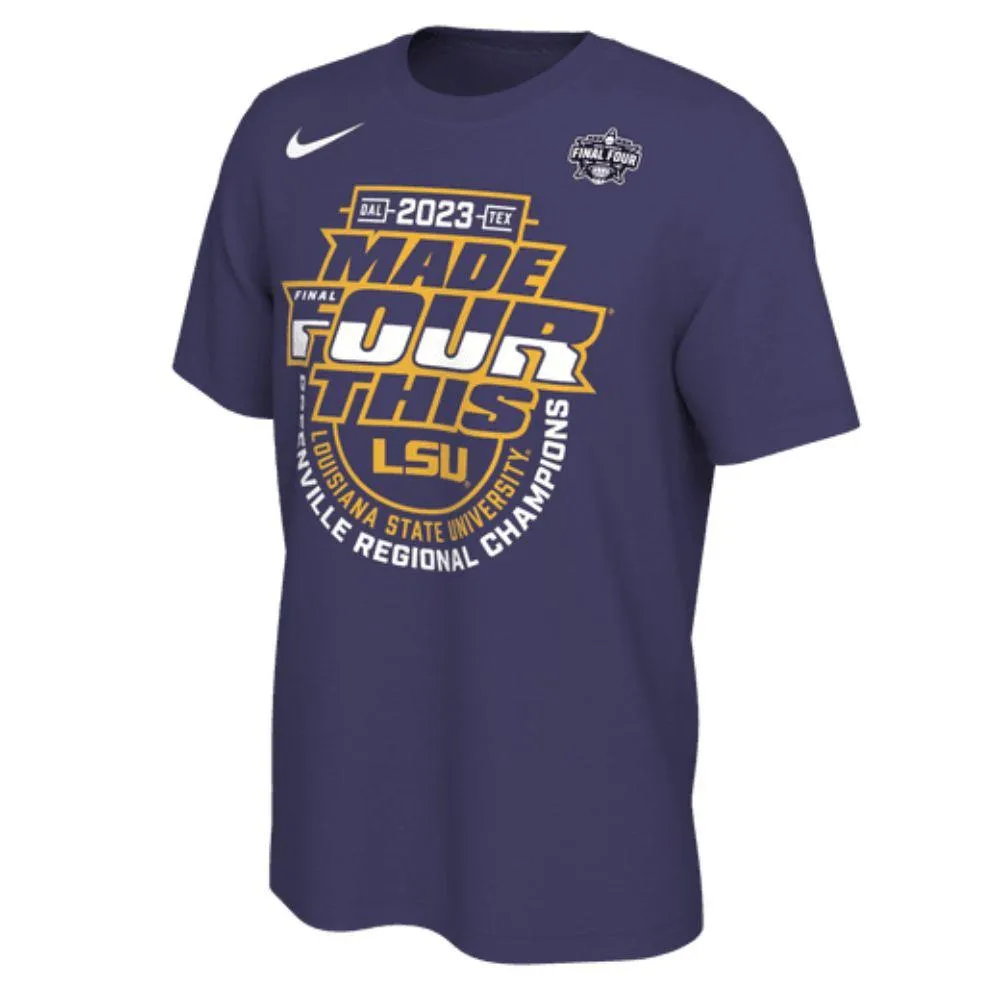 Lsu | Tigers 2023 Regional Champions Locker Room Shirt Alumni Hall