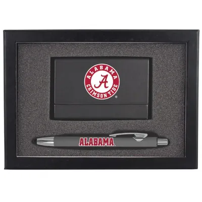  Bama | Alabama Business Card Holder And Pen Set | Alumni Hall