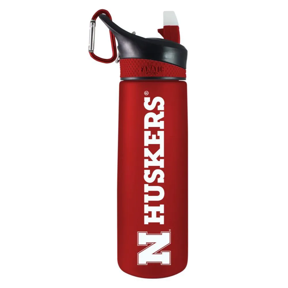 Nebraska 24 Oz Frosted Sport Bottle