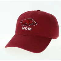  Razorbacks | Arkansas Legacy Razorback Logo Over Mom Adjustable Hat | Alumni Hall