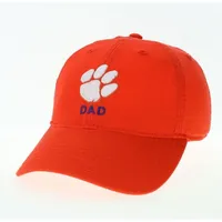  Clemson | Clemson Legacy Logo Over Dad Adjustable Hat | Alumni Hall