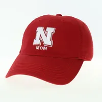  Huskers | Nebraska Legacy Logo Over Mom Adjustable Hat | Alumni Hall