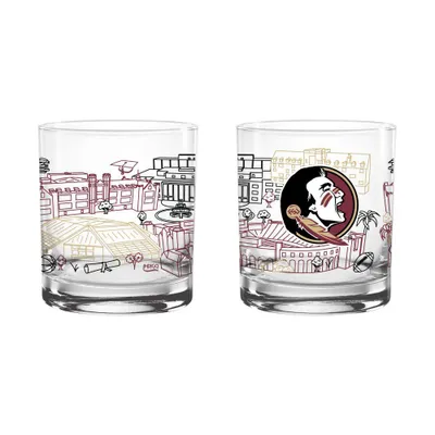  Fsu | Florida State 14 Oz Campus Rocks Glass | Alumni Hall