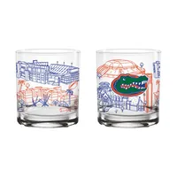  Gators | Florida 14 Oz Campus Rocks Glass | Alumni Hall